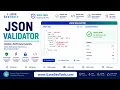Free JSON Validator - Validate JSON Online Find Errors iLoveSEOTools