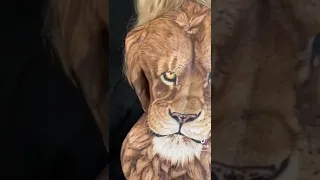 Lion Body Paint Wiggle!