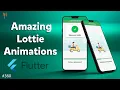 Flutter Tutorial - Amazing Lottie Animations Android iOS Flutter Web