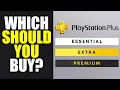 PlayStation Plus Essential Extra and Premium differences