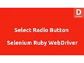 Selenium Ruby Select Radio Button