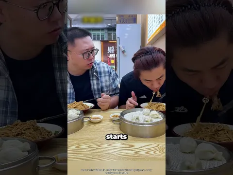 Trying these noodles for the first time 🍜✨ #food #mukbang #shorts