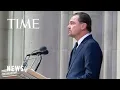 Leonardo DiCaprio Pays Tribute to Jane Goodall in Memorial Service