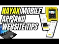 How to use NAYAX Mobile App and Website NAYAX coupon in description