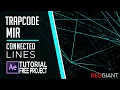 Infinite Connected Lines Backgrounds in Trapcode Mir After Effects Tutorial Free Project