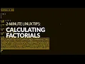 How to calculate factorials in Linux