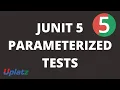 JUnit 5 Parameterized Tests JUnit Certification Training Testing Framework for Java Uplatz