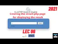 Build Search Engine using PHP and MySQL Creating the result php page for displaying the result