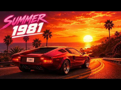 Summer 1981 – Driving Through Electric Synthwave 🌴 1 Hour Retrowave Mix
