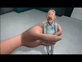 Ginormica grabs a janitor from Monsters vs Aliens TV Series Giantess