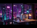 Rainy Night Coding 🌧️ 2 Hours of Synthwave Focus Music