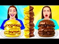 Lagu Real Food vs Chocolate Food Challenge | Awesome Culinary Recipes by DaRaDa Challenge