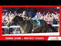 SIERRA LEONE wins the Grade 1 Whitney Stakes
