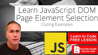 Page Element Selection with JavaScript code Learn JavaScript DOM Lesson 2