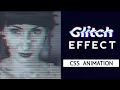 Glitch Effect on Hover Using Only HTML CSS Animation CSS Image Glitch Codic Gyan