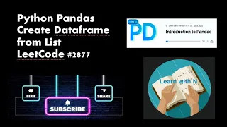 Python Pandas Create Dataframe from List LeetCode Coding Interview Questions
