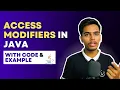 Access Modifiers in Java - PUBLIC PRIVATE PROTECTED and DEFAULT