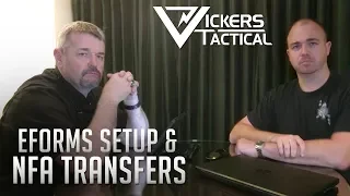 EForms Setup NFA Transfers with Sienna Armory