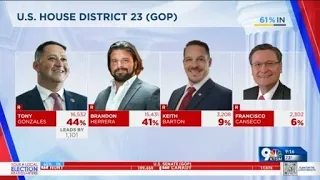 Gonzales Herrera appear headed for runoff in Congressional District 23
