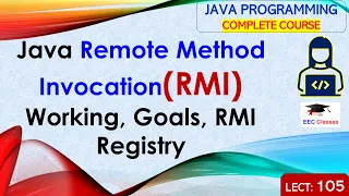L105 Java Remote Method Invocation RMI Working Goals RMI Registry Java Lectures in Hindi