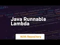 java runnable lambda