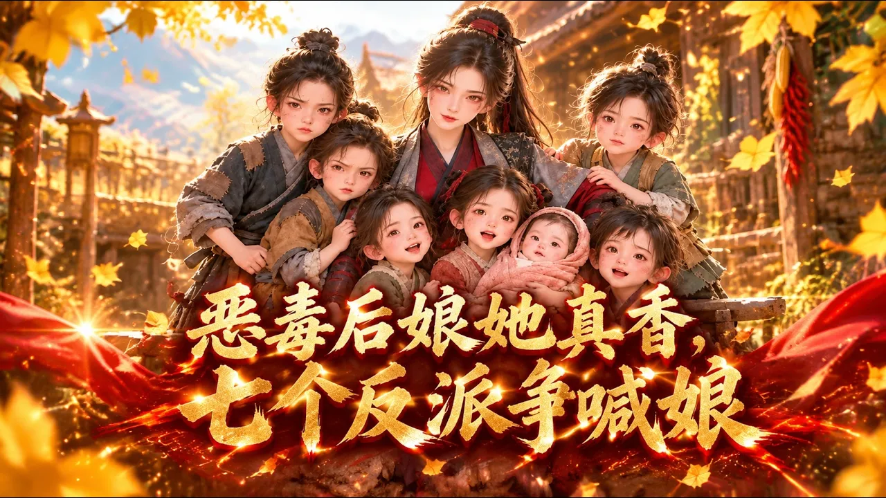 恶毒后娘她真香,七个反派争着喊娘