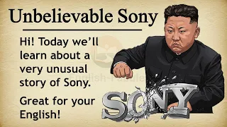 Unbelievable Story of Sony || 🎮 Learn English Through Story Level 3 || Graded Reader🎧