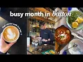 life of a business owner in boston cafe hopping coffee competition day off in Newbury street