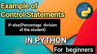 Example of Control Statement in Python Python Tutorial in Hindi With Notes