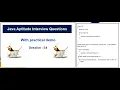 Java aptitude questions on instanceof final upcasting practical demo for your technical interviews