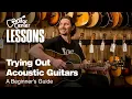 Trying Out Acoustic Guitars 5 MOST Important Steps A Beginner s Guide