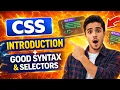 Day 1 CSS Tutorial - for Beginners in Urdu CSS Introduction Syntax Selectors