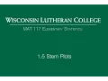 Statistics 1 5 - Stem Plots