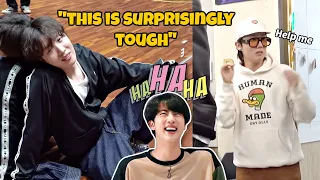 dance leader j hope struggles with jins choreo