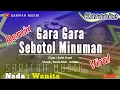 Download Lagu GARA GARA SEBOTOL MINUMAN | CIPT : SAFEI SROOF | KARAOKE - NADA WANITA #playlist #karaokelagubugis