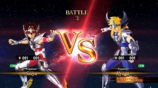 Download Pegasus Seiya Vs Cygnus Hyoga : Saint Seiya Soldiers' Soul (Hardest Ai) MP3