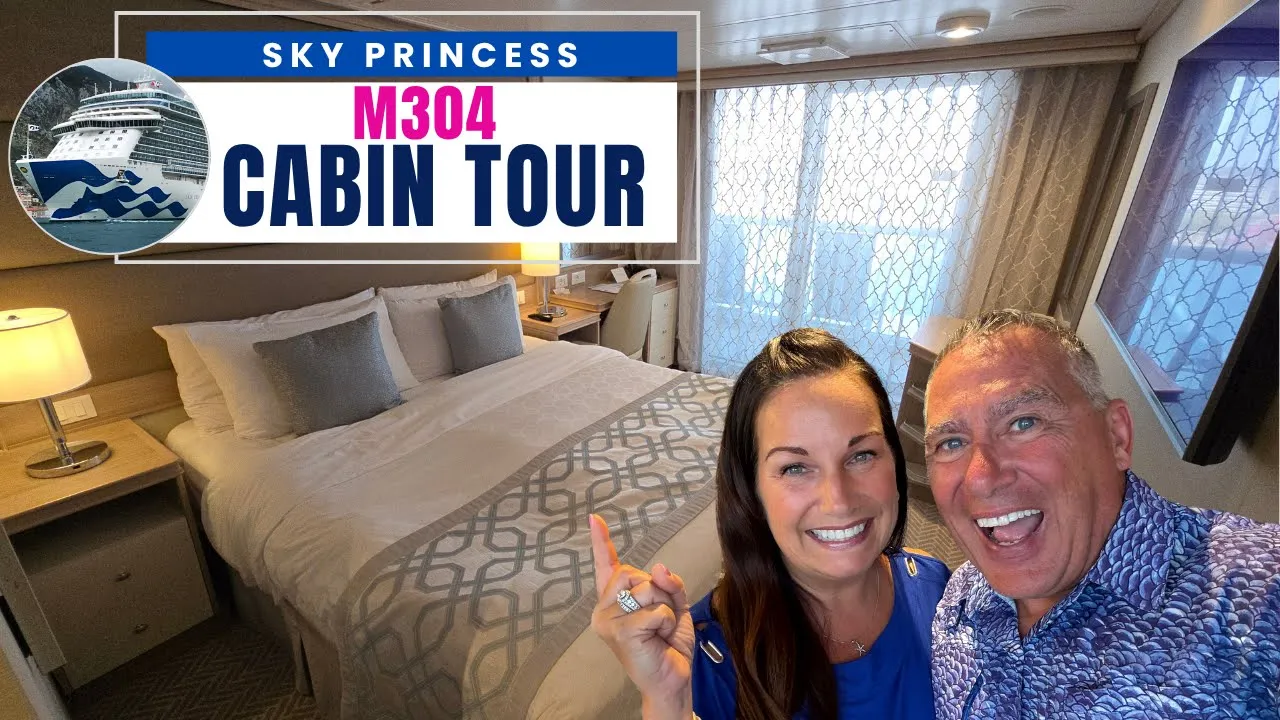 Sky Princess Balcony M304 Cabin Review 🛏️ | Surprises You Need to See!