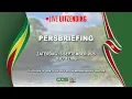 Download Lagu PERSBRIEFING ZATERDAG 13 SEPTEMBER 2025