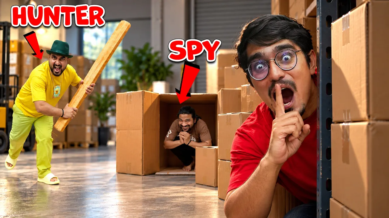 Spy & Hunt Challenge PART-2 | क्या शिकारी जासूस को ढूंढ पाएगा? Full Suspense