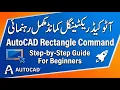 AutoCAD Rectangle Command Step-by-Step Guide for Beginners