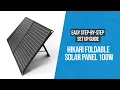 Download Lagu SET UP GUIDE : HIKARI Foldable Solar Panel 100W