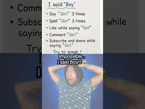 Impossible challenge