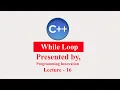 While loop in C in urdu Lecture - 16