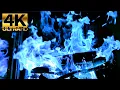 Download Lagu Beautiful Blue Fireplace Flames! 12 Hours (Dabi Approved!)