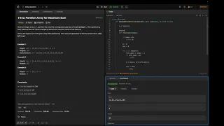 Partition Array for Maximum Sum LC 1043 Python