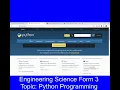 Asas Python Bhgn 1 Pengenalan kepada Python