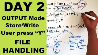 SEE Computer Science STORE data using FILE HANDLING QBASIC Day 2 Readersnepal