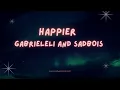Download Lagu Gabriel Eli, SadBois -  Happier Now(lyrics)