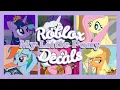 ROBLOX Bloxburg Royale High My Little Pony Decals Ids