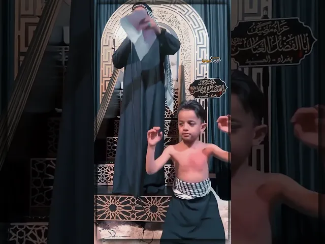 ⁣طفل يُبدع بلطمة 